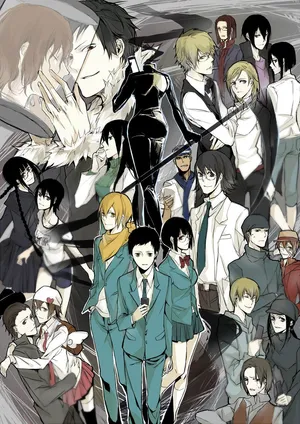 Durarara Characters Collage Wallpaper