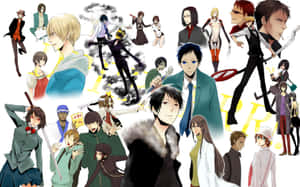 Durarara Characters Collage Wallpaper