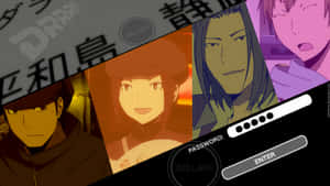 Durarara Characters Password Enter Wallpaper