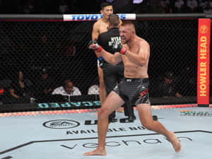 Dustin Jacoby Cheering Fist Pump Wallpaper