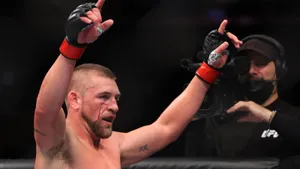 Dustin Jacoby Pointing Fingers Up Wallpaper