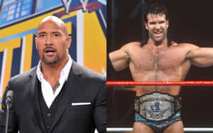 Dwayne Johnson And Scott Hall Wallpaper