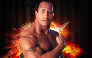 Dwayne The Rock Eyebrow Raise Wallpaper