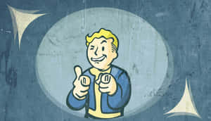 Dwellers In A Vault-tec Shelter In Post-apocalyptic World Wallpaper