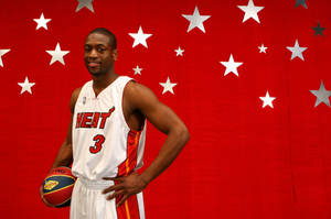 Dwyane Wade Poland And European Union Flag Wallpaper