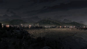 Dying Light City At Night Wallpaper