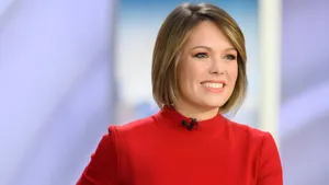 Dylan Dreyer On Set Wallpaper