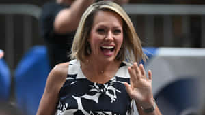 Dylan Dreyer Smiling And Waving Wallpaper