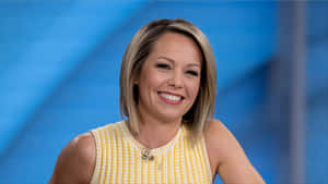 Dylan Dreyer Smiling On Set Wallpaper