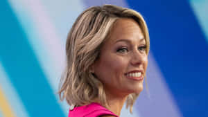 Dylan Dreyer Smiling Outdoors Wallpaper