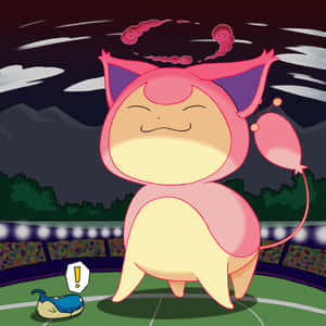 Dynamax Skitty Wallpaper