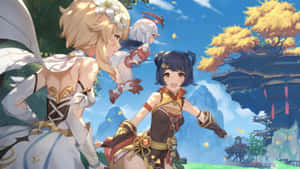 Dynamic Anime Game Genshin Impact Wallpaper