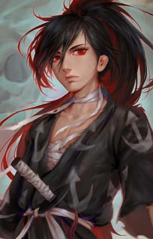 Dynamic Anime Hyakkimaru Fan Art Wallpaper