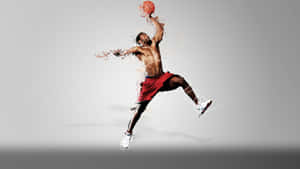 Dynamic Basketball Dunk Artwork Wallpaper