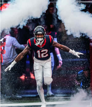 Dynamic Entrance Football Player12 Wallpaper