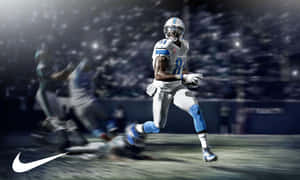 Dynamic Football Player Action Shot Wallpaper