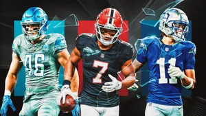 Dynamic Football Trio Action Shots Wallpaper