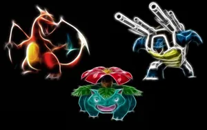 Dynamic Ivysaur In Its Natural Habitat Wallpaper