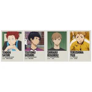 Dynamic Johzenji High Volleyball Team Wallpaper