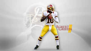 Dynamic Nfl Quarterback In Action Wallpaper