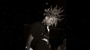 Dynamic Performancein Monochrome Wallpaper