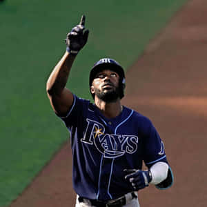 Dynamic Professional Baseball Player - Randy Arozarena Wallpaper