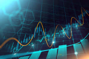 Dynamic Stock Market Analysis Chart Wallpaper