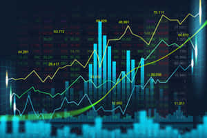 Dynamic Stock Market Analysis Chart Wallpaper