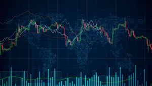 Dynamic Stock Market Chart Wallpaper