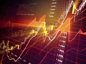 Dynamic Stock Market Chart Wallpaper