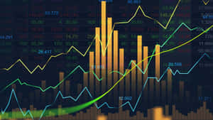 Dynamic Stock Market Chart Wallpaper