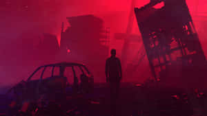 Dystopian_ Red_ Haze Wallpaper