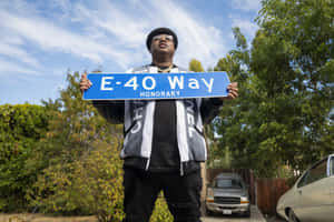 E40 Honorary Street Sign Wallpaper