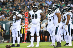 Eagles_ Defensive_ Lineup_ Pre_ Snap Wallpaper