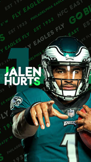 Eagles Football Jalen Hurts Wallpaper