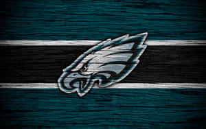 Eagles Football Logo On Rough Background Wallpaper