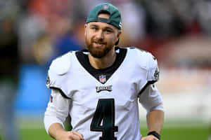 Eagles Player Jake Elliott Smiling Wallpaper