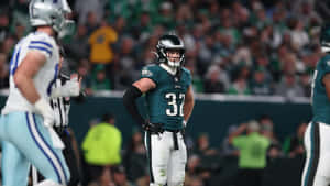 Eagles Safety Blankenship On Field Wallpaper