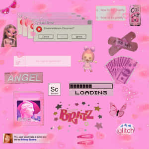 Early2000s Y2 K Aesthetic Collage.jpg Wallpaper