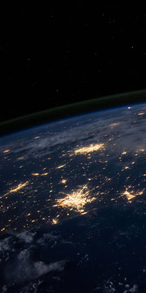 Earth From Space Oled Iphone Wallpaper