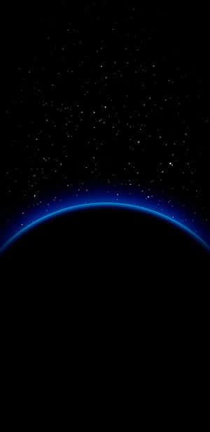 Earth Horizon Stars Night Sky Wallpaper