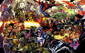 Earth's Mightiest Heroes Unite Wallpaper