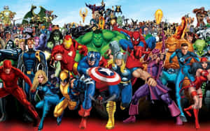 Earth's Mightiest Heroes Unite! Wallpaper