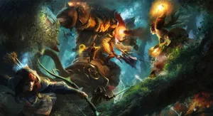 Earthshaker In Action Wallpaper