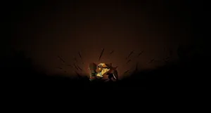 Earthshaker Unleashing His Power In A Fierce Battle Wallpaper