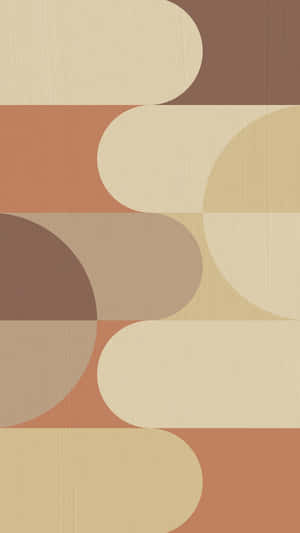 Earthy Toned Abstract Curves Wallpaper