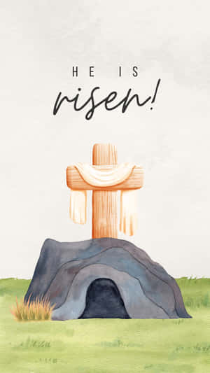 Easter He Is Risen Artwork Wallpaper