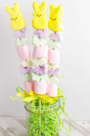 Easter Peeps Kabobs Craft Wallpaper