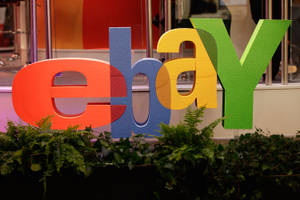 Ebay Overlapping Logo Wallpaper