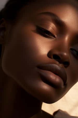 Ebony Beauty Portrait Wallpaper